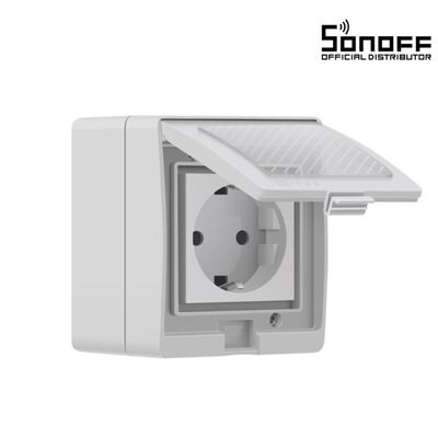 SONOFF Wi-Fi Smart Αδιάβροχη IP55 Πρίζα Σούκο EU-GR S55TPF-DE