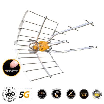 Outdoor TV Antenna Televes 148920 Ellipse T-Force 5G LTE HD Boss (21-48)