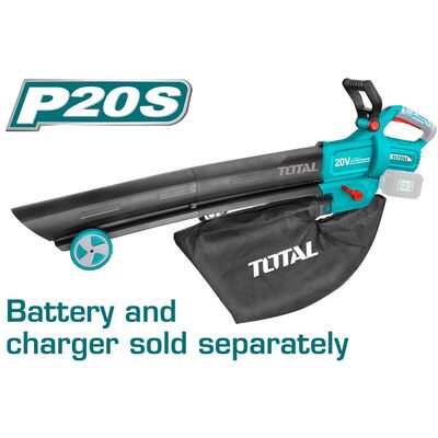Professional Li-ion Battery Garden Blower 2X20V Total TABLI2003 (Without Battery & Charger)