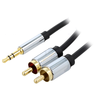 Audio Cable mini Jack / 2RCA 1.5m VENTION