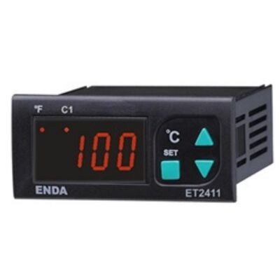 Temperature Controller Digital 77x35 230VAC Output 1C/O with NTC Sensor 1.5m ET2411 ENDA