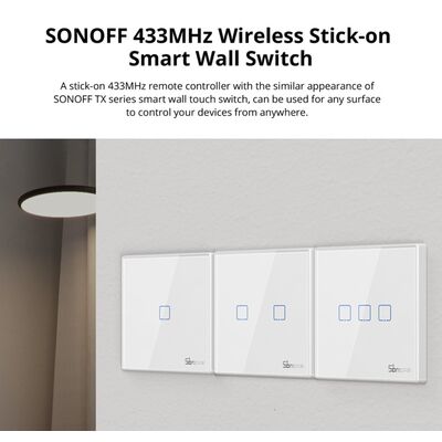 SONOFF Switch Touch 1 Way Wireless
