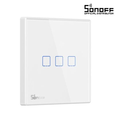 SONOFF Διακόπτης Ασύρματος Αφής Touch Τριπλός Wireless