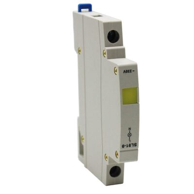Din Rail Indicator Lamp with Led Yellow Thin 16A 230V 1P