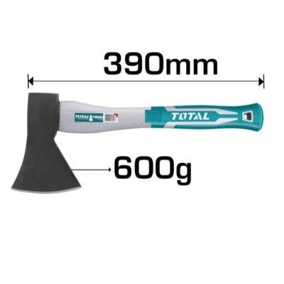 Chopping Axe 600gr Plastic Handle 390mm Total THT786006