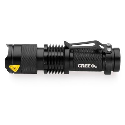 Mini Flashlight LED Cree Q5 with Zoom 150 Lumens