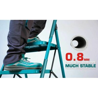 Iron Stepladder 4 Steps 129cm Total THLAD09041