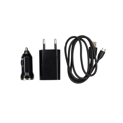 Set of Charging Adapter and Micro USB Car Charging Adapter