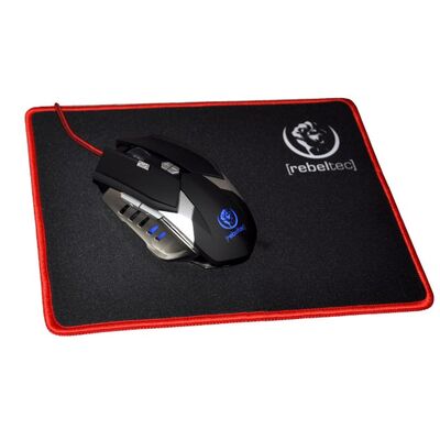 Gaming Mouse Pad 250x200x3mm SliderS+ Μαύρο/Κόκκινο