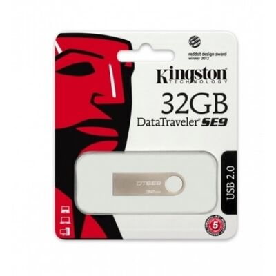 Kingston DataTraveler SE9 32GB USB 2.0 Stick Silver