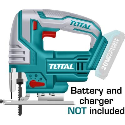 20W Battery Jigsaw (Without Battery & Charger) Total TJSLI8501