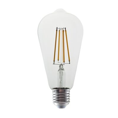 Led Lamp E27 ST64 8W Filament 2700K Dimmable
