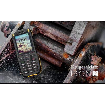 Κινητό τηλέφωνο Kruger & Matz Iron 2 Dual Sim IP68 με Πλήκτρα και Ελληνικά