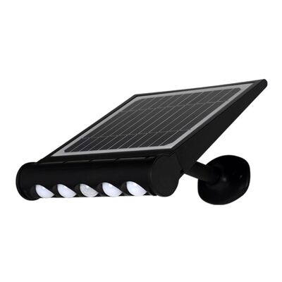 Solar LED Solar Wall Mount IP65 Black 305