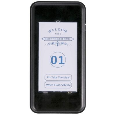 Restaurant Pager System 16 Pagers, Max 98 Beepers Wireless Calling System, Touch Keyboard with Vibration, Flashing and Buzzer for Church, Nurse,Hospital & Hotel