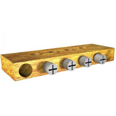 Brass Terminal Bars 4 Holes