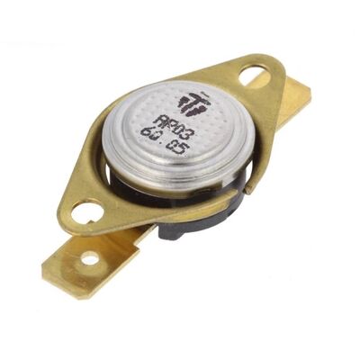 Metal Thermostat Horizontal SPST-NC 60° C 16A 250V AC