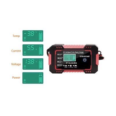 Digital Lead Acid Battery Charger - Meter 12V 6A (4-100Ah) E6165