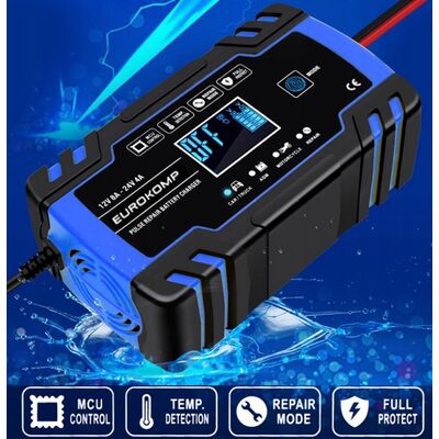 Digital Lead Acid Battery Charger - Meter 8A-24V 4A E6148 (6-160Ah)