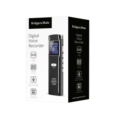 Ψηφιακή Συσκευή Εγγραφής Φωνής Kruger&Matz 8GB
