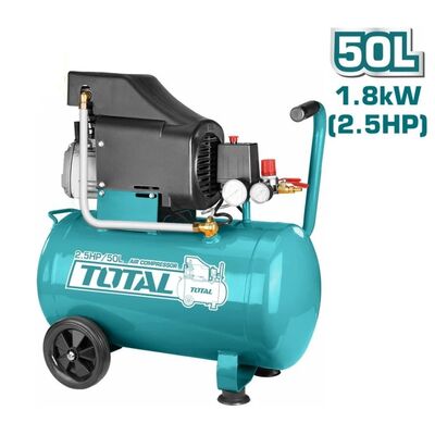 Oil Air Compressor - Compressor 8 Bar 50LIT 2.5HP 1.8KW Total TC1255011