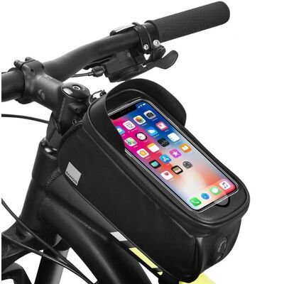 Bicycle Bag With Zipper and Mobile Phone Case 0.8 L 20.5 × 10 × 11 cm