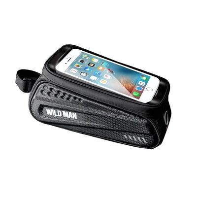 Bike holder - bag  With Zipper and Mobile Phone 4 - 7 " 220 x 80 x 85 mm
