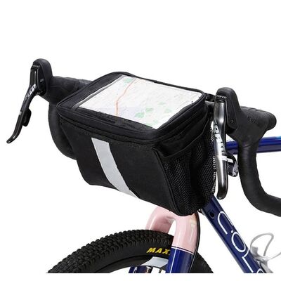 Bike holder - bag for handlebar  With Zipper 24.5 × 14.5 × 19 cm