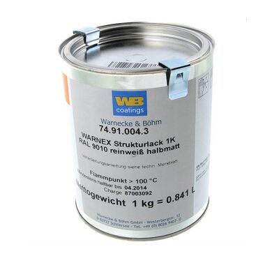 Texture Paint WARNEX White 1kg (RAL 9010)