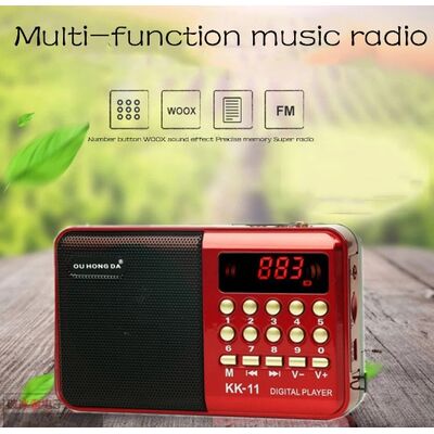 Radio Digital KK-62 AM/FM USB Lithium Battery
