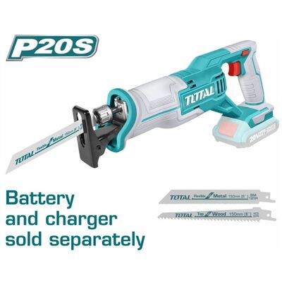 Lithium-Ion Reciprocating Saw 20V (Without Battery & Charger) Total TRSLI1152
