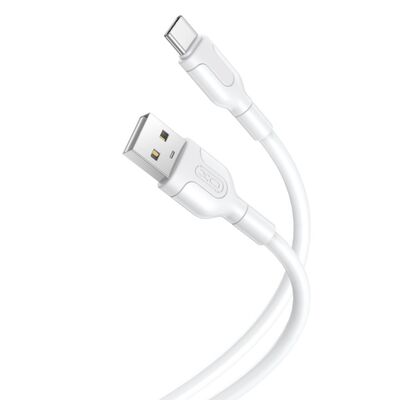 XO Καλώδιο NB212 USB - USB-C 1,0 m 2,1A Λευκό