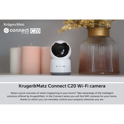 Wi-Fi Κάμερα 2MP Εσωτερικού Χώρου Kruger&Matz Connect C20 Tuya