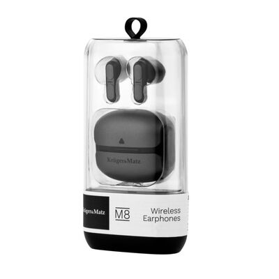Wireless In-Ear Headphones Kruger&Matz M8 Black- Grey