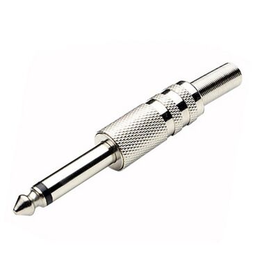 Audio Connector Jack 6.3mm Silver