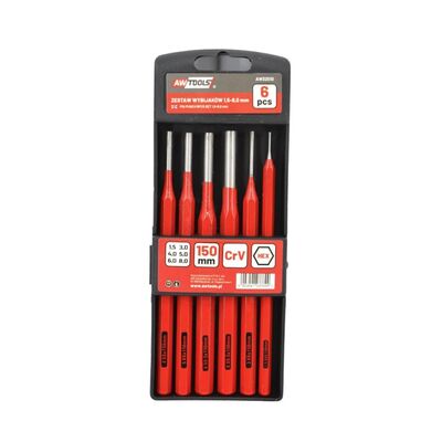 Punches Set 6 pcs 1.5-8mm AW-Tools