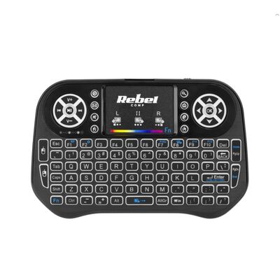 Mini Wireless Keyboard with Mouse Touchpad για Smart TV / Android TV Box / Mobile Phone Mini Q5