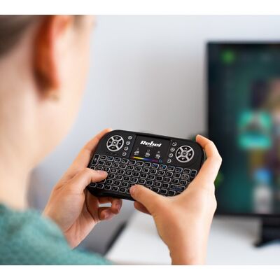 Mini Wireless Keyboard with Mouse Touchpad για Smart TV / Android TV Box / Mobile Phone Mini Q5