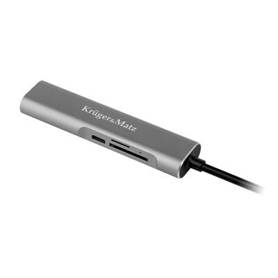 Adapter (HUB) USB type C to HDMI/USB3.0/SD/MicroSD/C port