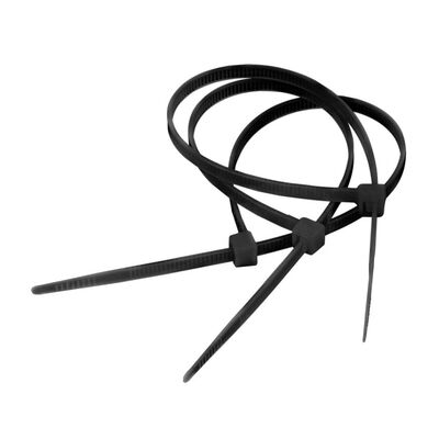 Nylon Cable Tie 3.6 x 200mm Black (100pcs)