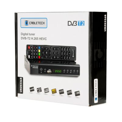 Επίγειος Δέκτης DVB-T2/C HEVC H.265 Cabletech URZ0336B