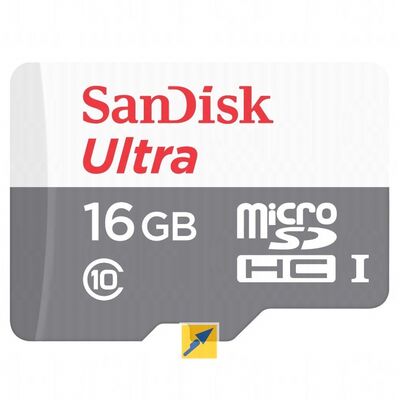 Κάρτα Μνήμης Micro SD SanDisk Ultra 16GB Class 10 48MB/s