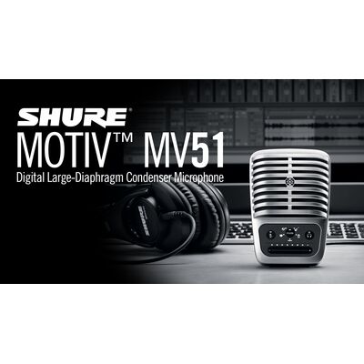 Shure MOTIV MV51 Μικρόφωνο Home/PC Recording