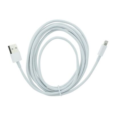 Καλώδιο USB I-Phone 5//6/7/8 Plus/iPad Mini iOS 8.4 3m Λευκό