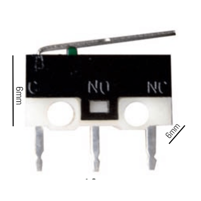 MINIATURE MICROSWITCH W/LEVER-RoHS C&H