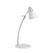 Metallic Table Lighting Fixture With Oval Mount And Switch On The Head