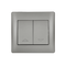 Switch 2 Buttons Curtain Control Rhyme Grey Metallic