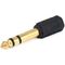Adapter Mini JACK 3.5mm Stereo Female in JACK 6.3mm Stereo Male Gold 40101-097