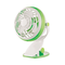 Mini Table Fan 10cm 1.8W with Batteries and USB Connection Green