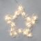 Decorative Star Wall Light 20 LED Warm White with 3xAA Battery
